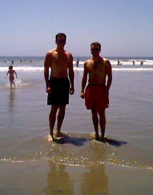 Dan & me beachside